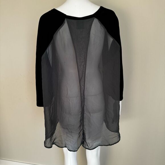 Torrid Harry Potter Hogwarts Castle Black Sheer Top Size 3 Halloween Magic - Picture 5 of 10